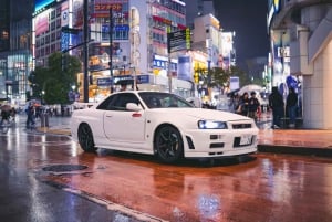 Tokyo : Daikoku Car parking area night Meet & experience JDM