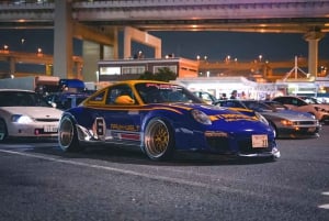 Tokyo : Daikoku Car parking area night Meet & experience JDM