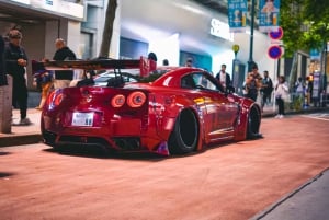 Tokyo : Daikoku Car parking area night Meet & experience JDM