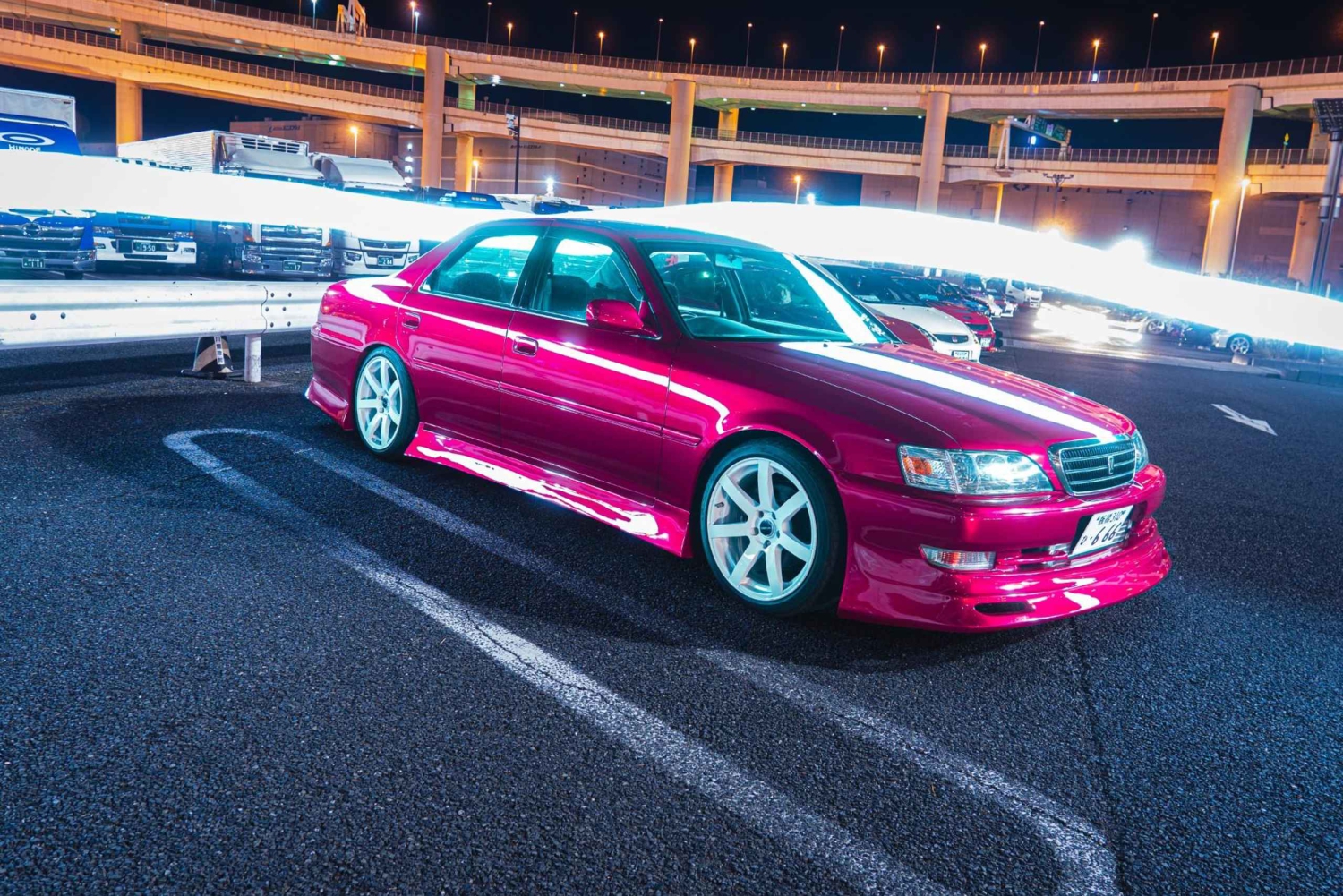 Tokyo: Escursione a Daikoku con auto da drift e pilota ufficiale