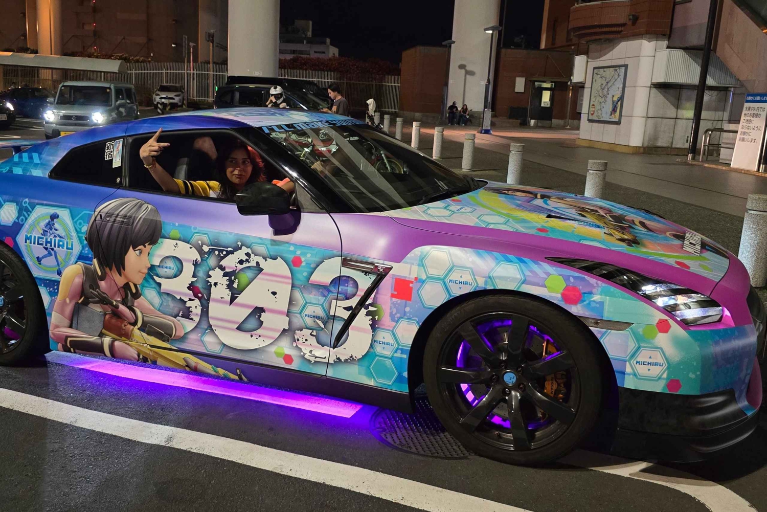 Tokyo : visite guidée des voitures JDM à Daikoku avec une GT-R35 de 600 ch