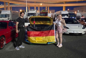 Tokyo : visite guidée des voitures JDM à Daikoku avec une GT-R35 de 600 ch