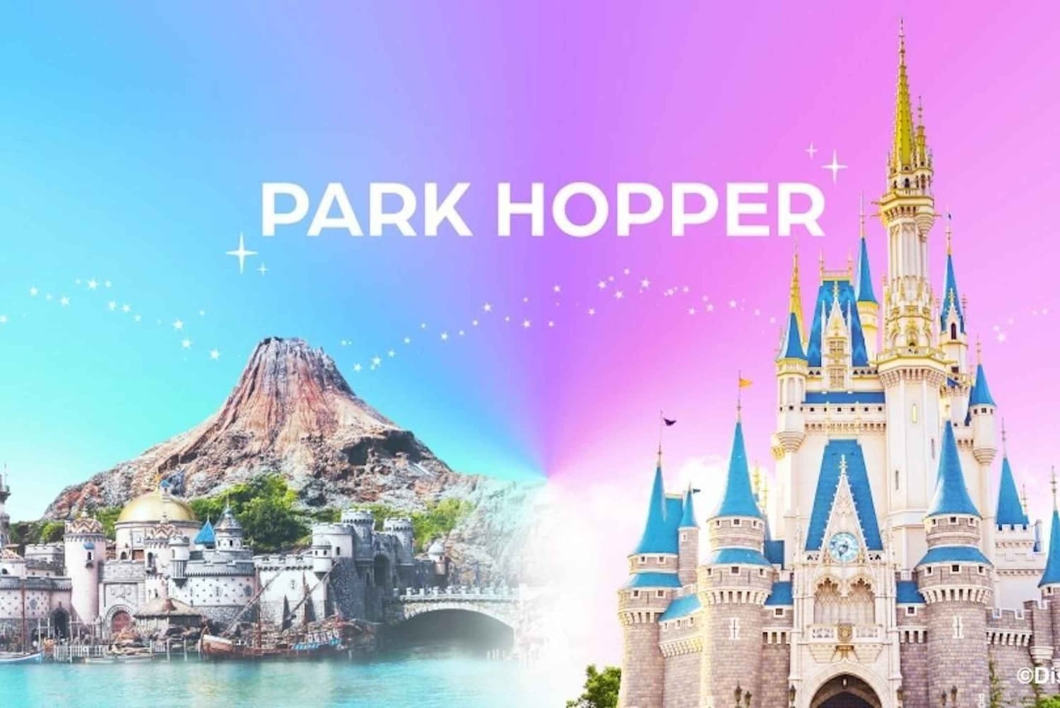 Tokyo Disney Resort: 1-dags Park Hopper-pas