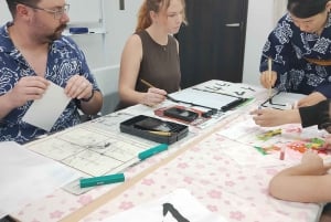 Tokyo Private Family Workshop -Calligraphy, Origami & Yukata