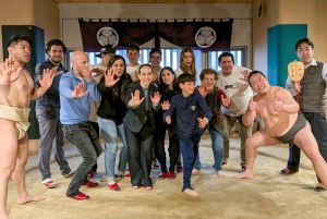 Tokyo: Familjesumo-workshop och live brottningsshow med lunch