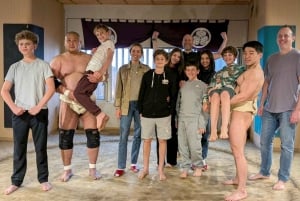 Tokyo: Familjesumo-workshop och live brottningsshow med lunch