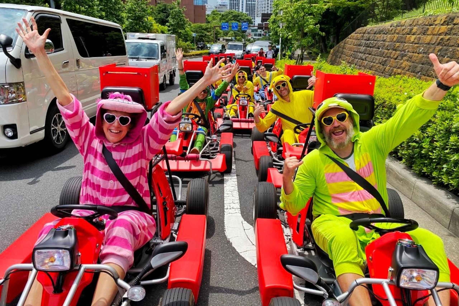 Tokyos flaggskepp Flaggskepp 2-timmars Street Go-Kart Tour av Street Kart