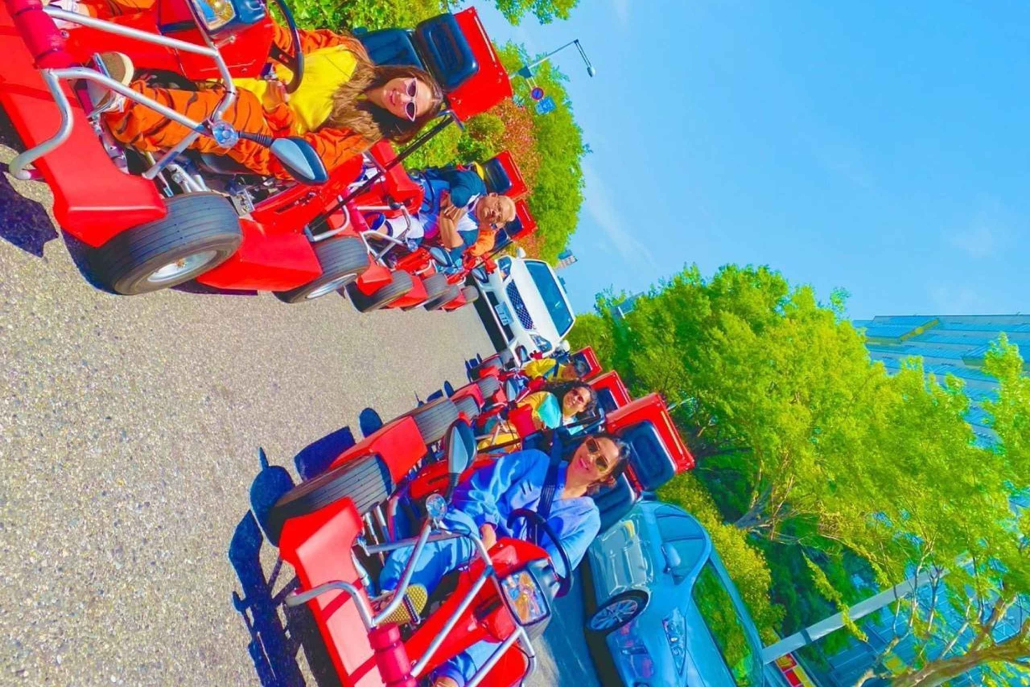 Tokyos flaggskepp Flaggskepp 2-timmars Street Go-Kart Tour av Street Kart