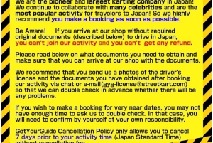 Tokyos flaggskepp Flaggskepp 2-timmars Street Go-Kart Tour av Street Kart