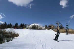 From Tokyo: Fuji Mountain Skiing and Hot Spring Day Trip