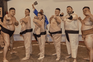 Tokyo Ginza: Sumo- og Mikoshi-opplevelse med måltidsplan