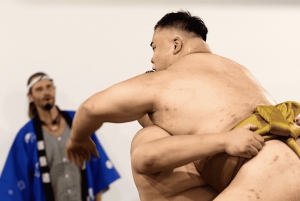 Tokyo Ginza: Sumo- og Mikoshi-opplevelse med måltidsplan