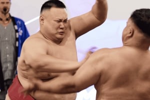 Tokyo Ginza: Sumo- og Mikoshi-opplevelse med måltidsplan
