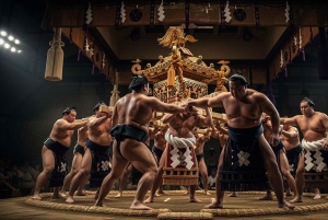 Tokyo Ginza: Sumo- og Mikoshi-opplevelse med måltidsplan