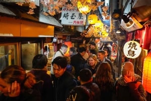 Privat kvällstur med barrunda i Shinjuku Golden Gai