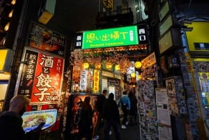 Privat kvällstur med barrunda i Shinjuku Golden Gai