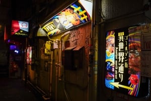 Privat kvällstur med barrunda i Shinjuku Golden Gai