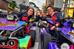 Tokio: Wycieczka z przewodnikiem na gokartach z Harajuku do Shibuya Crossing