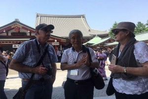 Tokyo: Guidet byvandring med wagashi-kursus