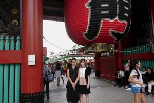 Tokyo: Guidet byvandring med wagashi-kursus