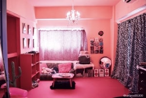 Retro Pink Photo Shoot Studio Experience in Tokyo