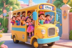 Tokio: Hotellikuljetus Tokion Disneylandiin tai DisneySea-teemapuistoon ja takaisin