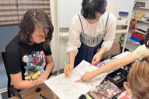 Tokio/Ikebukuro Lekcja mangi prowadzona przez aktywnych profesjonalnych artystów mangi