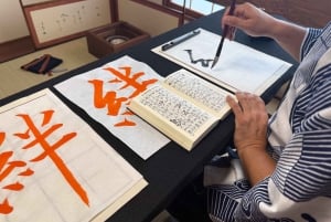 Tokio: Japanse kalligrafie-ervaring met penseelcadeau