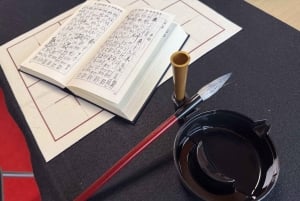 Tokio: Japanse kalligrafie-ervaring met penseelcadeau