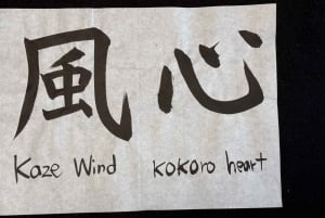Tokio: Japanse kalligrafie-ervaring met penseelcadeau