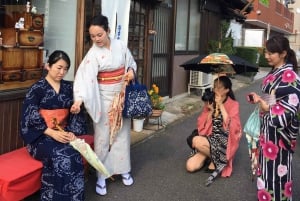 Tokyo: Kimono Dressing, Walking, and Photography Session