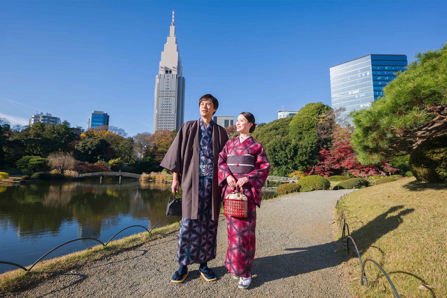 Tokyo: noleggio kimono nel Giardino nazionale di Shinjuku Gyoen
