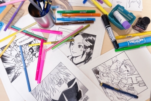 Tokio: Taller de Dibujo Manga Guiado por Artista Manga Profesional