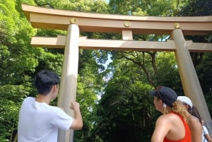 Tokio: Wycieczka piesza po świątyni Meiji Jingu i kultura shinto