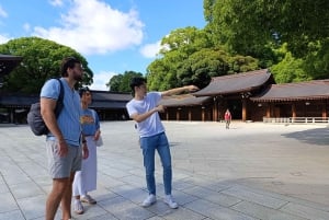 Tokio: Wycieczka piesza po świątyni Meiji Jingu i kultura shinto