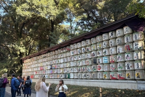 Tokyo: Meiji Jingu-helgedomen, skogen och den kejserliga trädgården