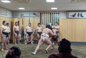 Токио: просмотр утренней тренировки по сумо