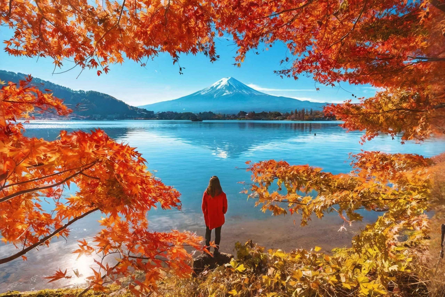 Tokyo: Mt Fuji Lake Kawaguchiko Tour & Arakuyama Sengen Park