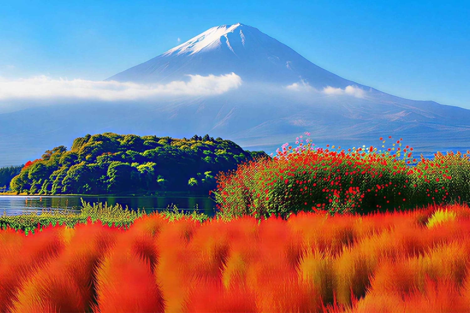 Tokio: dagtrip naar het 5e station van de Fuji en onsen | Seizoensspecial