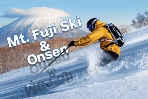 Tokyo: Mt Fujiyama Snow Resort and Onzen Day Trip w/Pickup