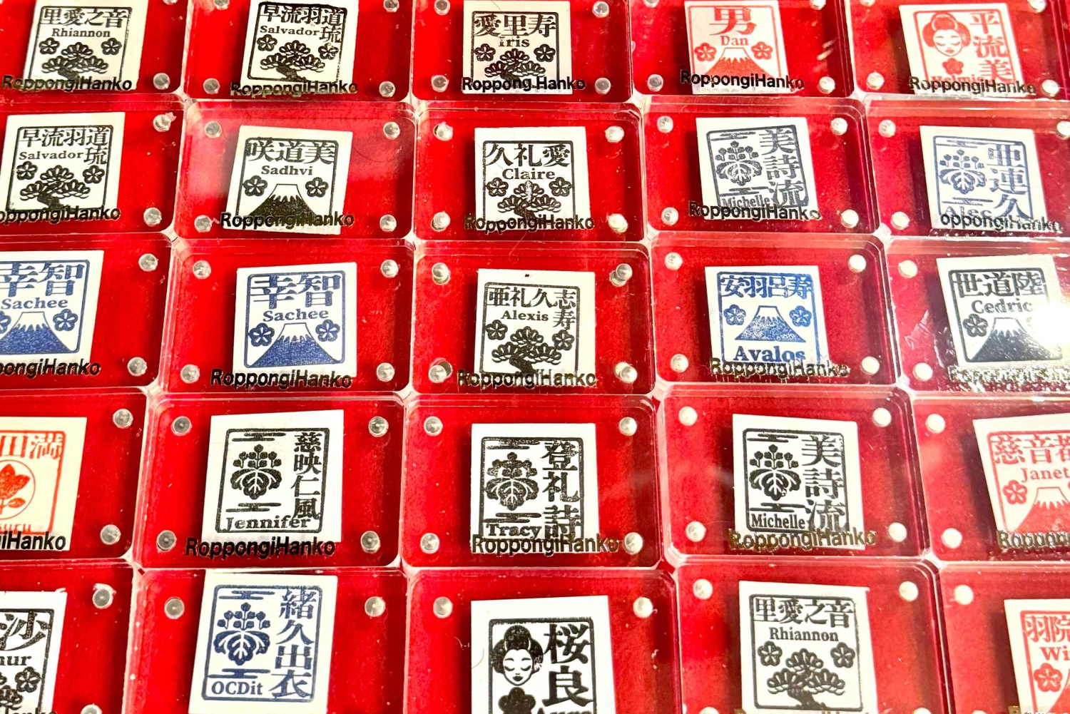 Tokio: Experiencia de creación de un sello con tu nombre y una bolsa o bolso tote