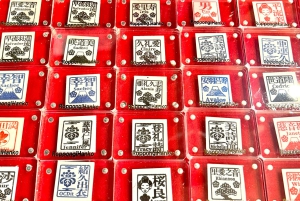 Tokio: Experiencia de creación de un sello con tu nombre y una bolsa o bolso tote