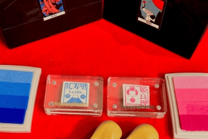 Tokio: Experiencia de creación de un sello con tu nombre y una bolsa o bolso tote