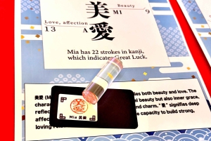 Tokio: Experiencia de creación de un sello con tu nombre y una bolsa o bolso tote