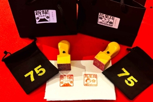 Tokio: Experiencia de creación de un sello con tu nombre y una bolsa o bolso tote