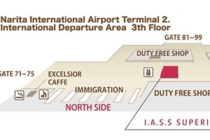 Tokio: Aeropuerto Internacional de Narita Acceso a la sala VIP Superior de I.A.S.S.