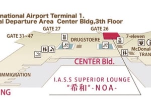 Tokio: Aeropuerto Internacional de Narita Acceso a la sala VIP Superior de I.A.S.S.