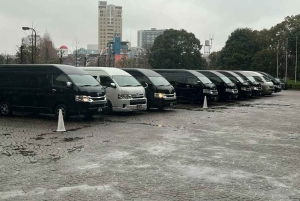 Tokyo: Narita privat transport til Tokyo City (10 seter)