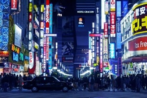 Wycieczka nocna po Tokio: światła Ginzy i Złota Ulica w Shinjuku