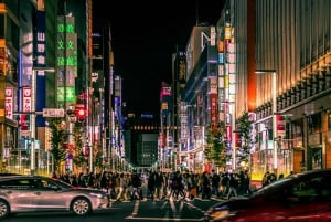 Wycieczka nocna po Tokio: światła Ginzy i Złota Ulica w Shinjuku
